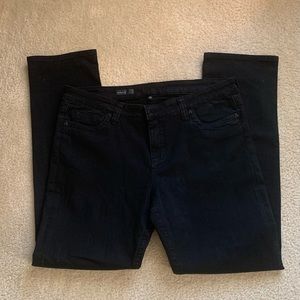 Kut From The Kloth Black  Straight Leg Jeans